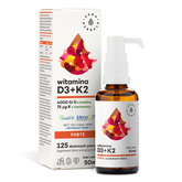 Vitamin D3 4000 iu + K2 FORTE auf MCT-Öl - Tropfen 50 ml AURA HERBALS - Biolaboratorium